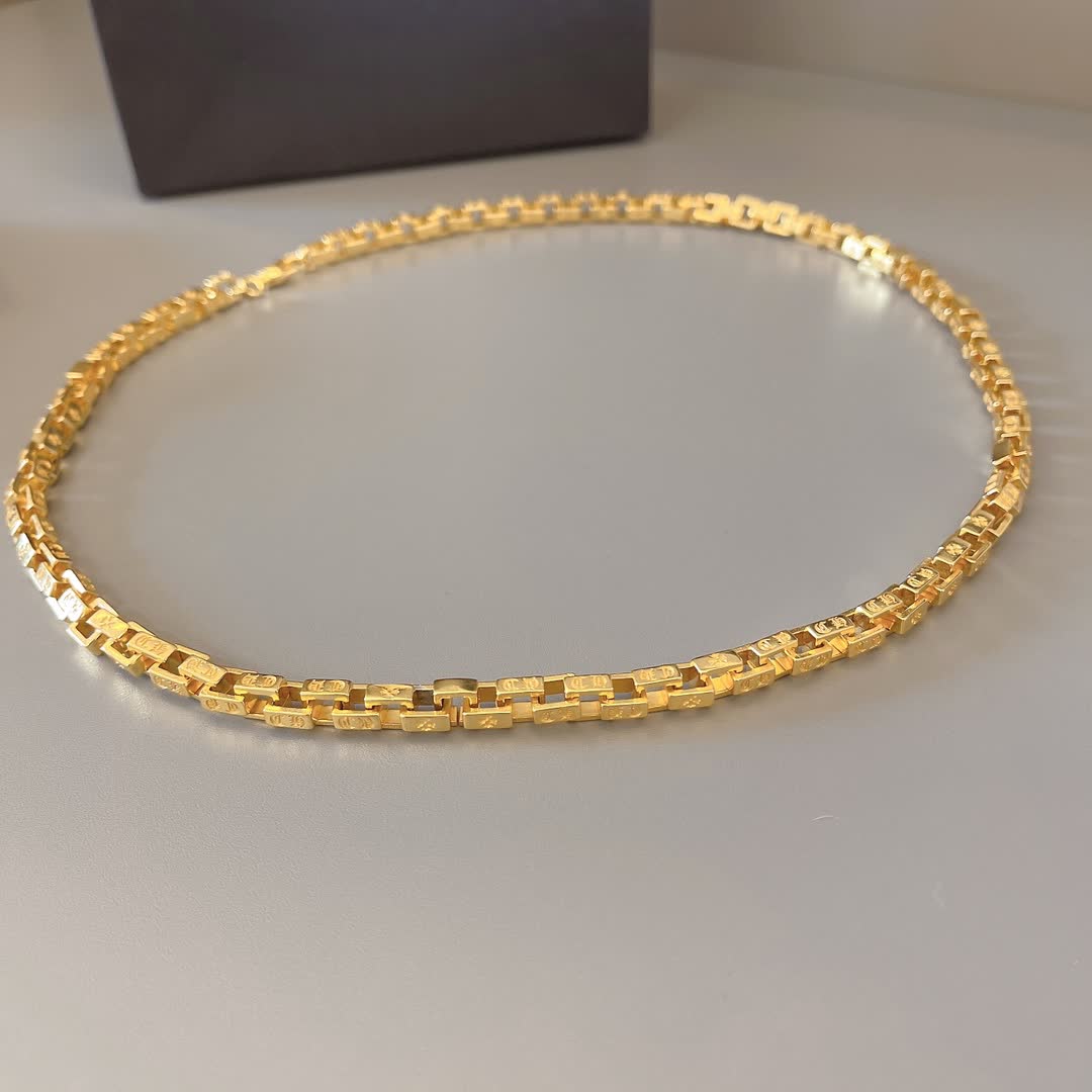 Chrome Hearts Gold Chain Necklace